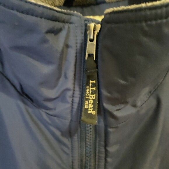 L.L. Bean Men's Fleece Insulated Jacket  Size XXL Blue - Picture 5 of 11